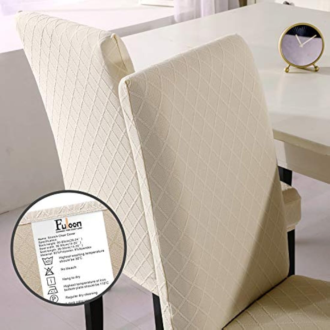 Paquete de 4 fundas protectoras para sillas de comedor