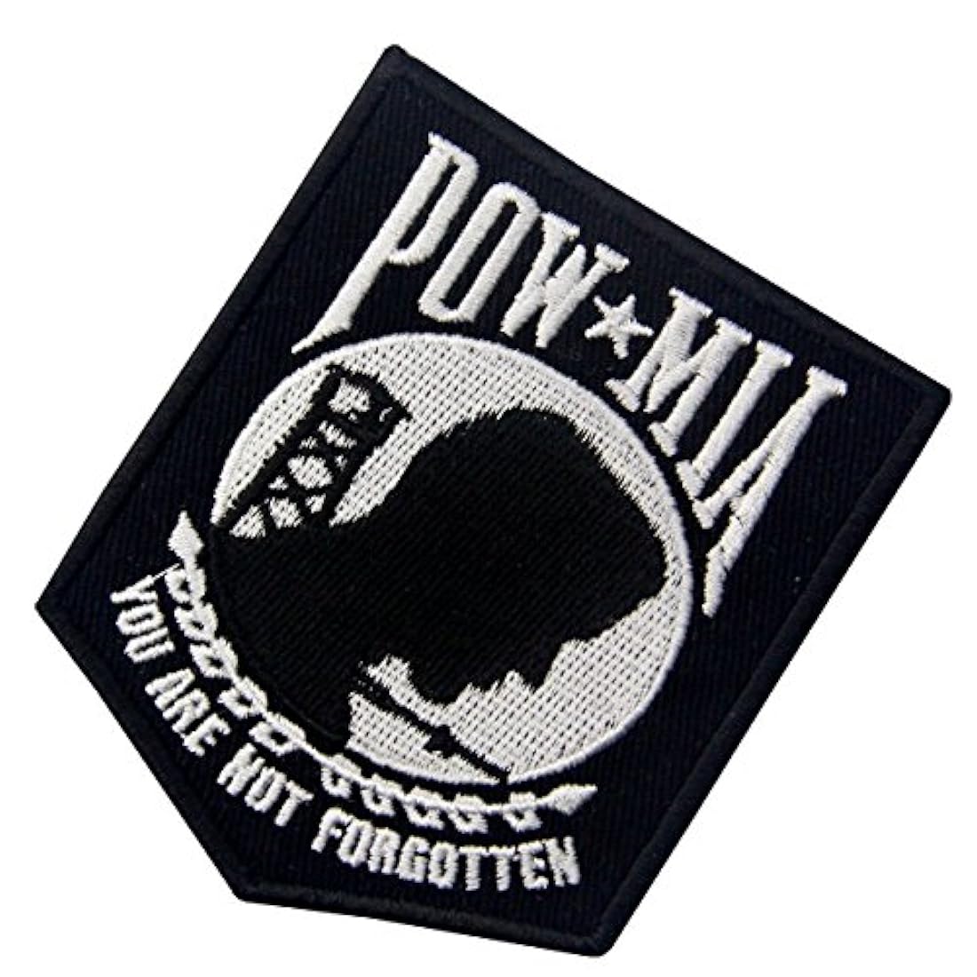 Pow MIA no olvidado bordado iron on Sew On Patch