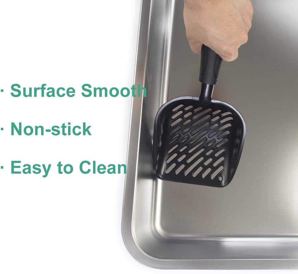 Caja de arena de metal extra grande para gatos VehiGo