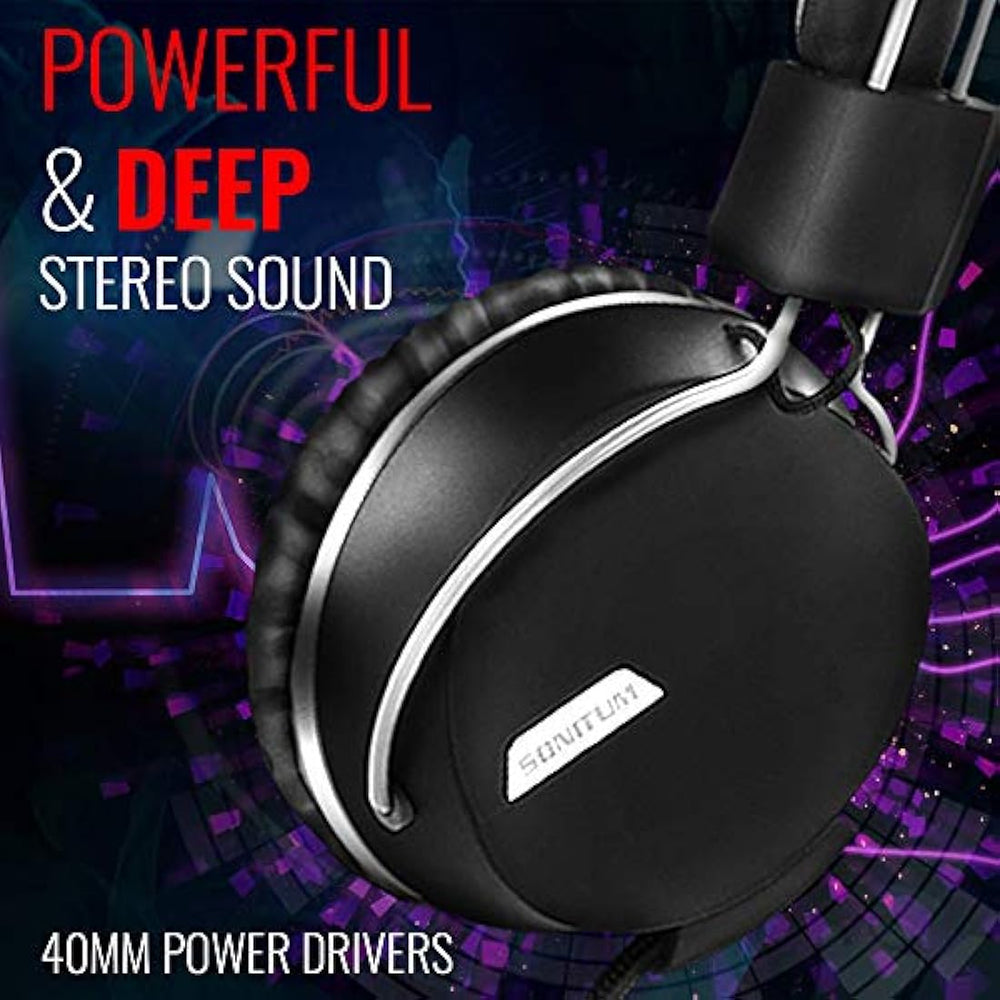 Sonitum - Auriculares de diadema con micrófono