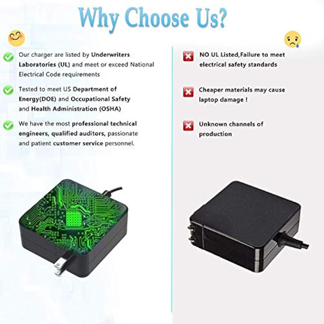 Cargador USB tipo C de 45 W para Lenovo Chromebook 100e 300e 500e C330 C340 S330 S330 S340, ThinkPad T480 T480s T580 T580s L480 L580 E480 E580 Yoga 910 910-13 USB-C Laptop Tipo-C Cable adaptador de fuente de alimentación