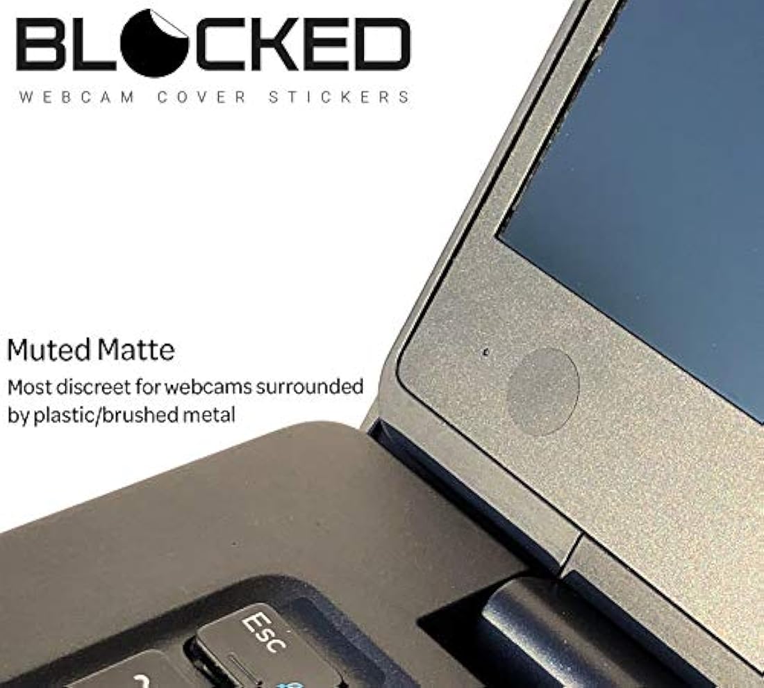 Cubiertas de vinilo para cámara web bloqueadas