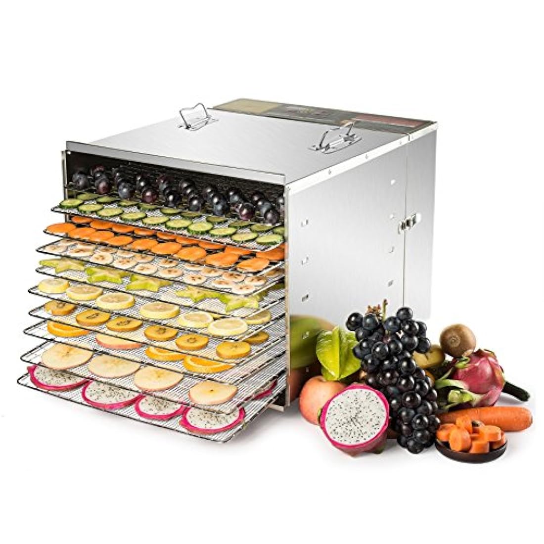 Juego de 5 hojas de silicona antiadherente secador de frutas