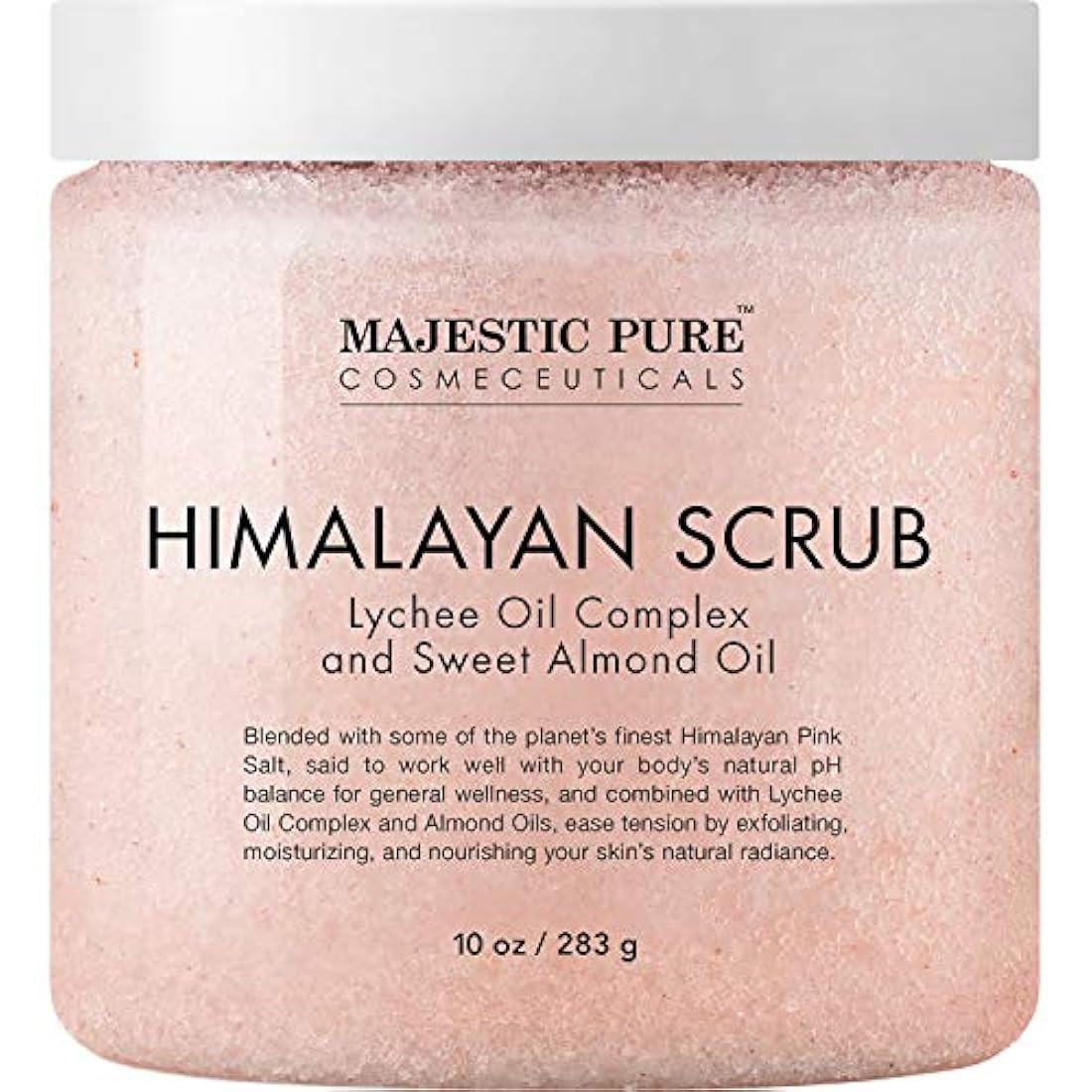 Exfoliante corporal con sal del Himalaya y aceite esencial