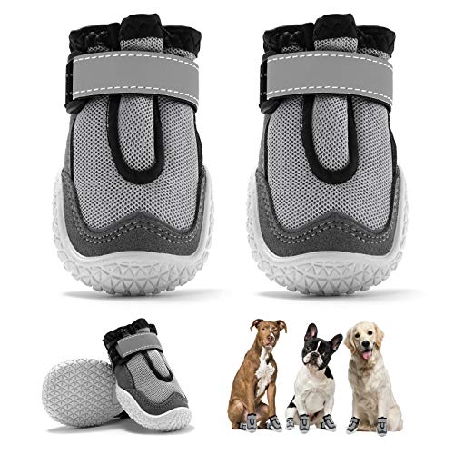 Hcpet Botas de perro transpirables para pavimento caliente
