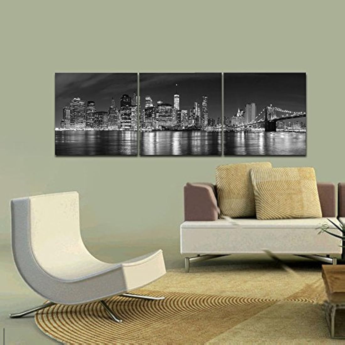 pyradecor - Caudro de Ciudad Moderna con visión nocturna