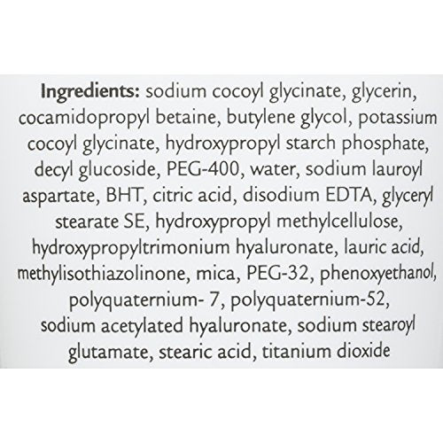 Limpiador Hidratante crema de lavado facial, sin secado