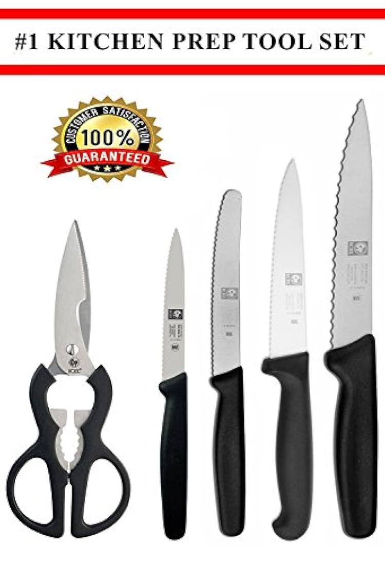 Icel All  cuchillo de pelar, cuchillo de filete/tomate,