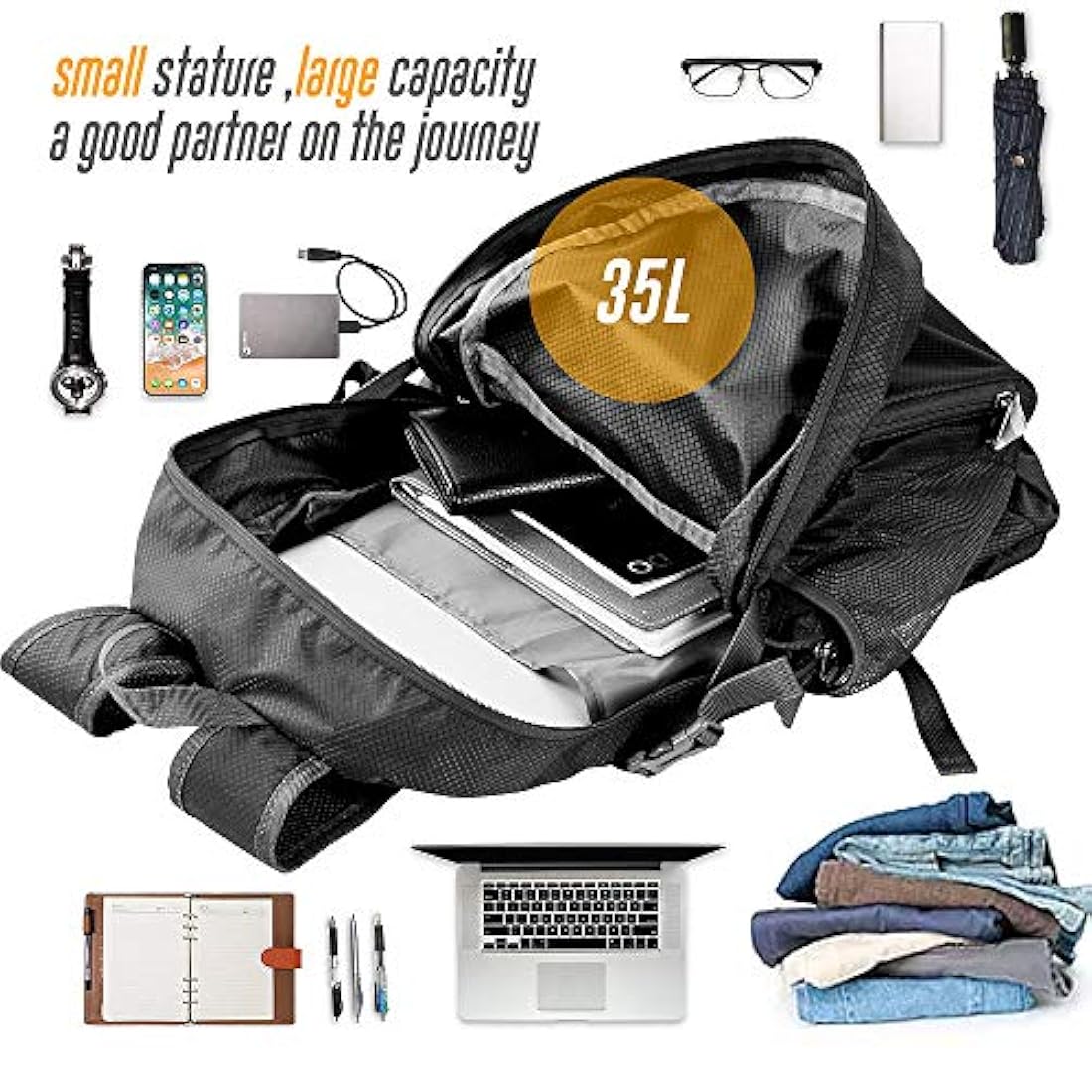 Mochila para senderismo y viaje