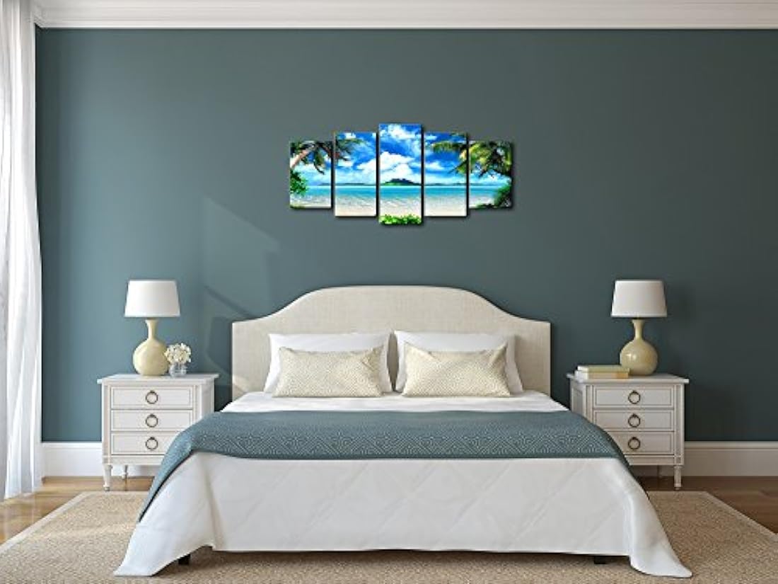 Lienzo decorativo (5 piezas, enmarcado y estirado)