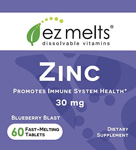 EZ derrite el zinc para el apoyo inmunitario,30 mg,vitaminas