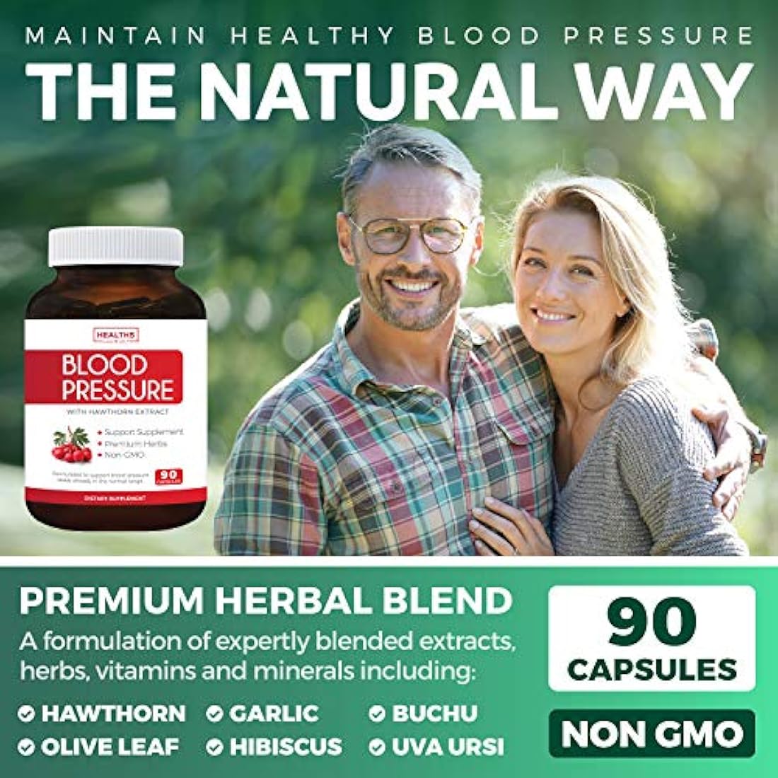 Suplemento de apoyo a la presión sanguínea (sin OGM)