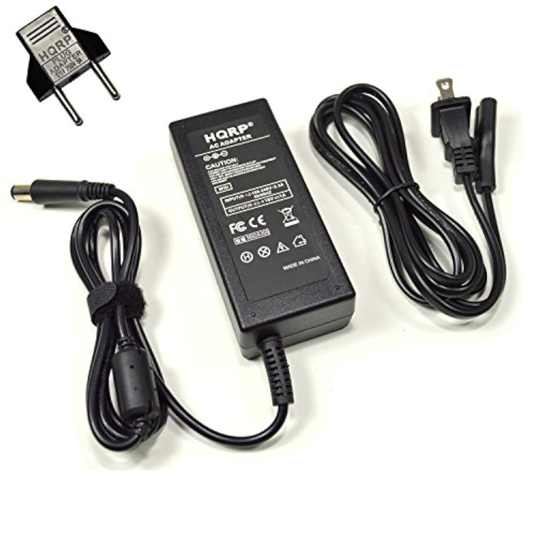 Cable de alimentación Plus HQRP,Adaptador de enchufe europeo