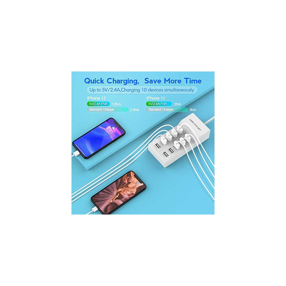 Cargadores con Cable Estación de carga USB carga rápida
