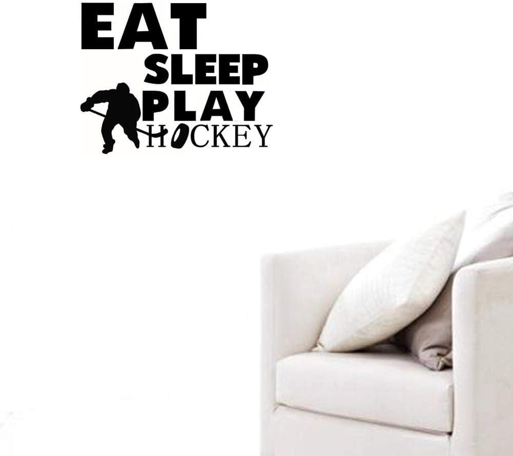 Vinilo Decorativo BIBITIME Silueta Hockey para Habitaciones Infantiles