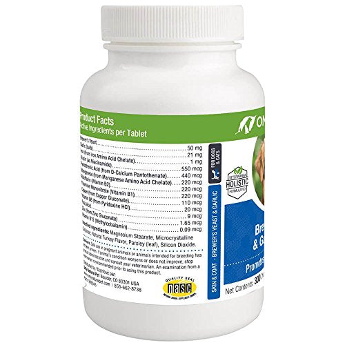 Solo levadura de cerveza y ajo natural para mascotas