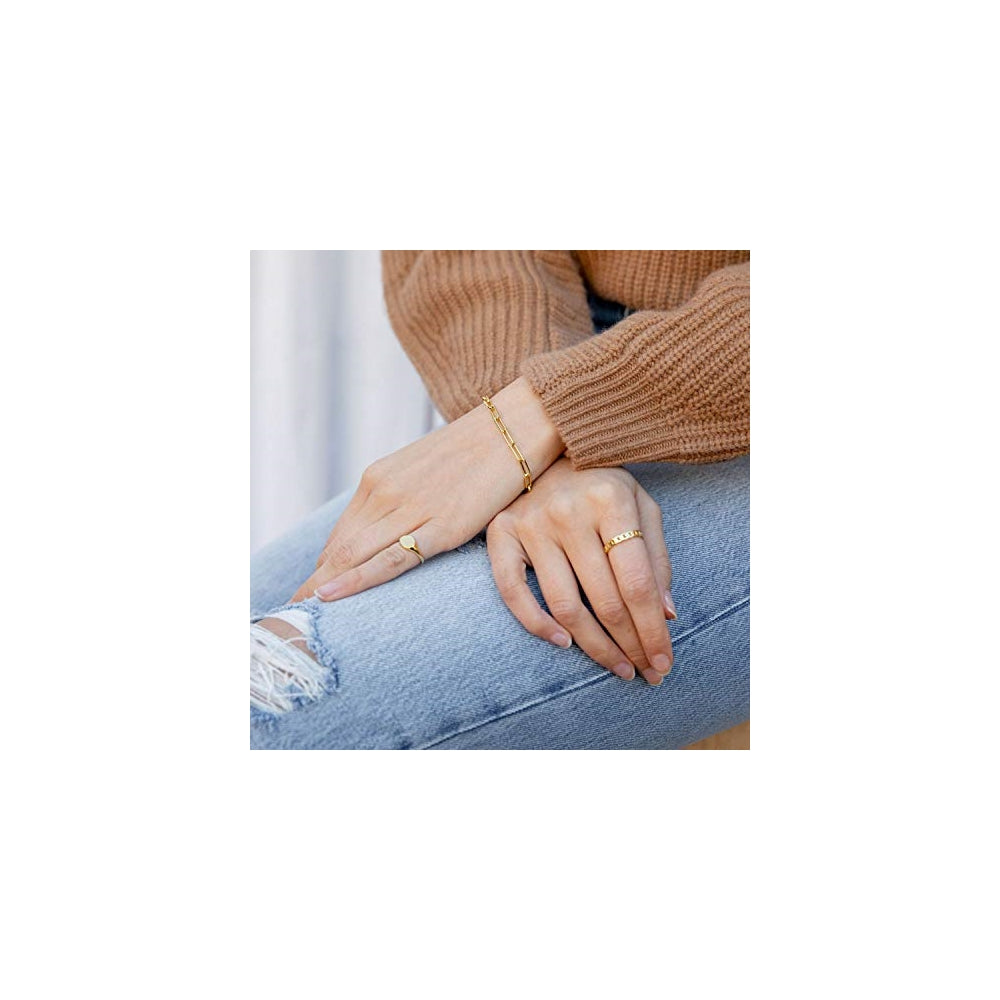 Pulseras y tobilleras Brazalete de eslabones para mujer