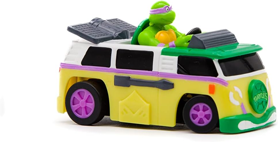 Micro Shell Racers TMNT, Control Remoto 2.4 Ghz, Donatello