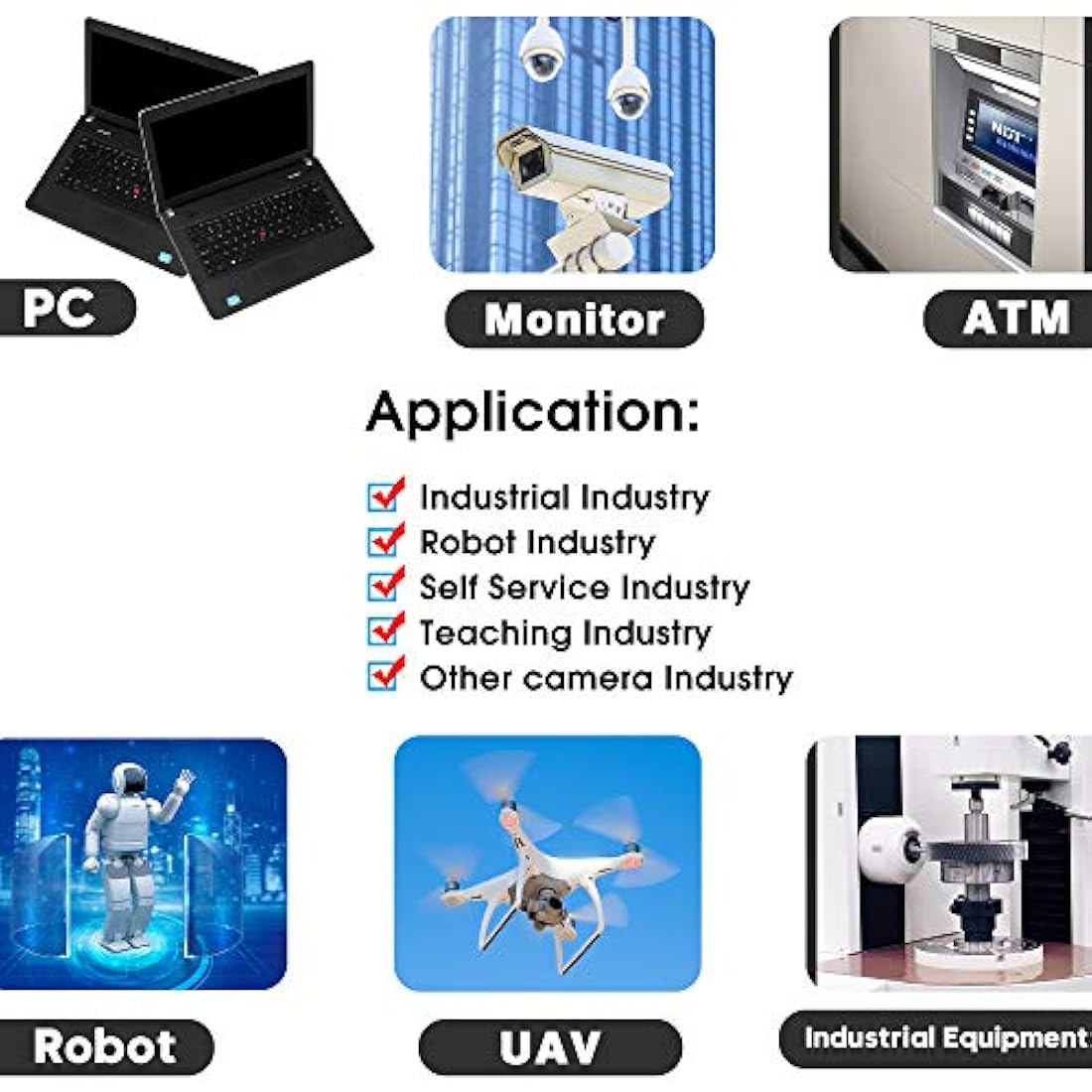 Cámara web USB- Android Mini cámaras web de 8 megapíxeles