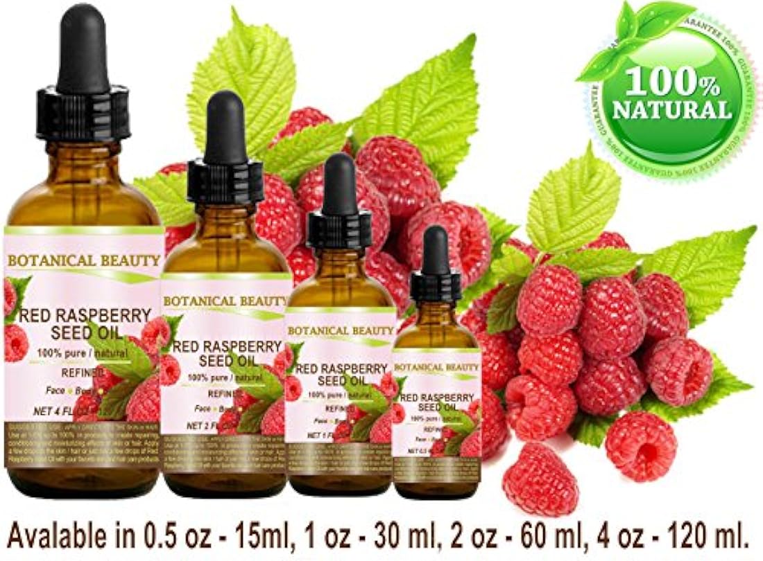 Aceite de semillas de frambuesa roja.
