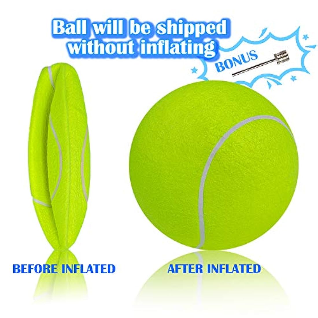 Banfeng - Pelota de tenis para perro de 9.5 in
