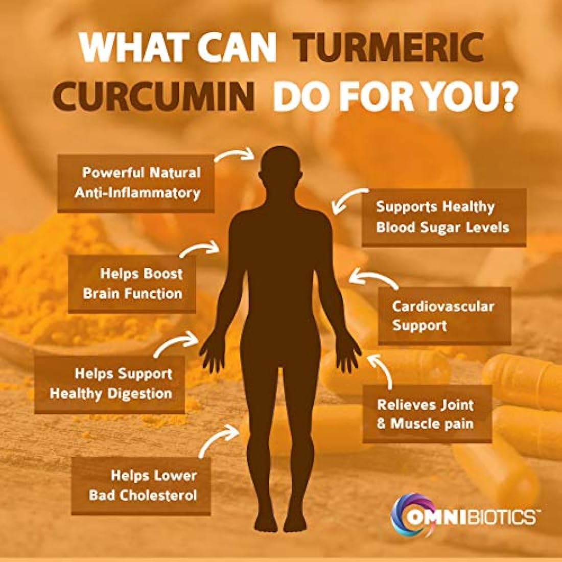 Suplemento de cúrcuma y curcumina orgánica de 0.05 oz