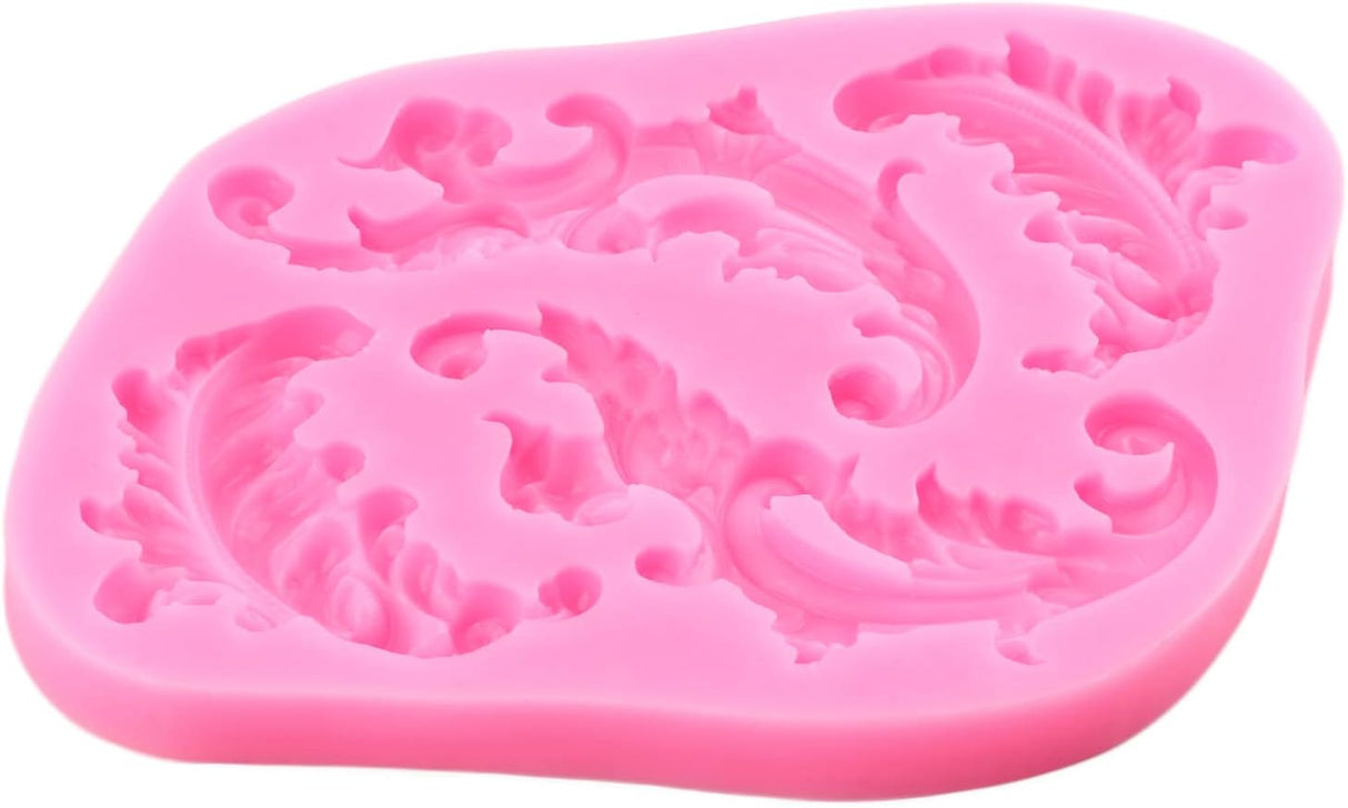 MYPRACS Moldes barrocos para fondant de silicona