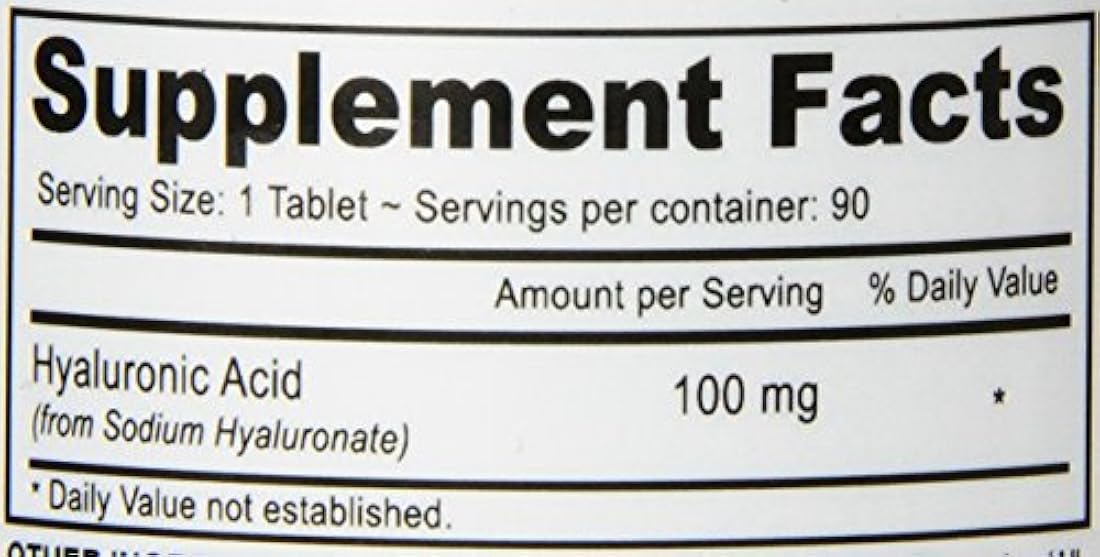 Deva Nutrition Vegan ácido hialurónico tabletas, 100 mg, 1582444, 1, 1