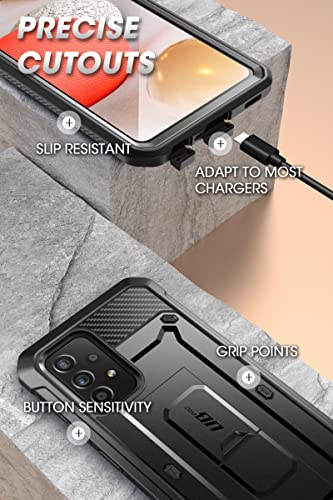 SUPCASE Unicorn Beetle Pro Series - Funda para Samsung Galaxy A53 5G (2022), funda resistente de cuerpo completo y funda con soporte con protector de pantalla integrado (negro)