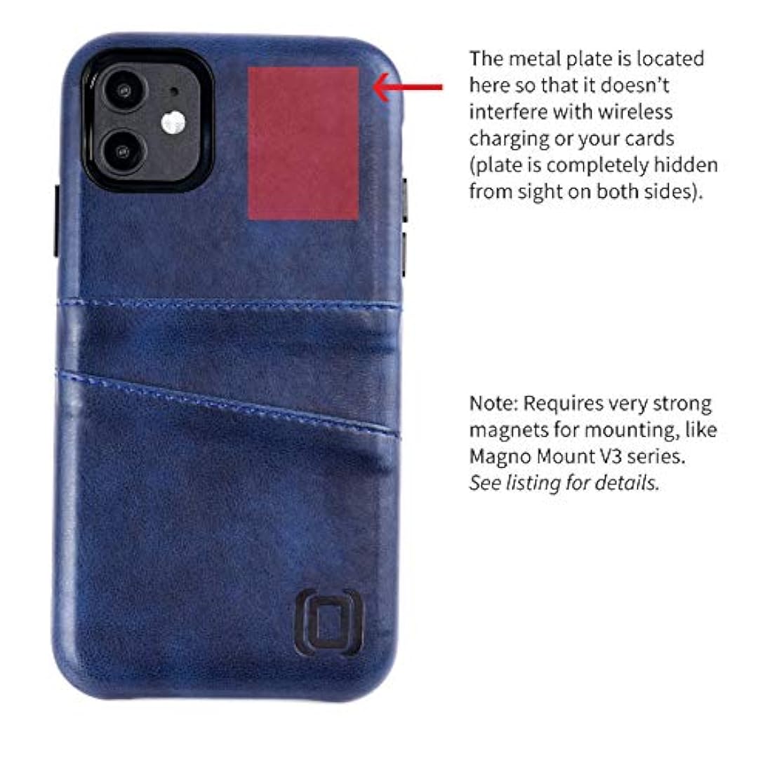 Dockem Exec M2 - Funda para iPhone 11, Marino