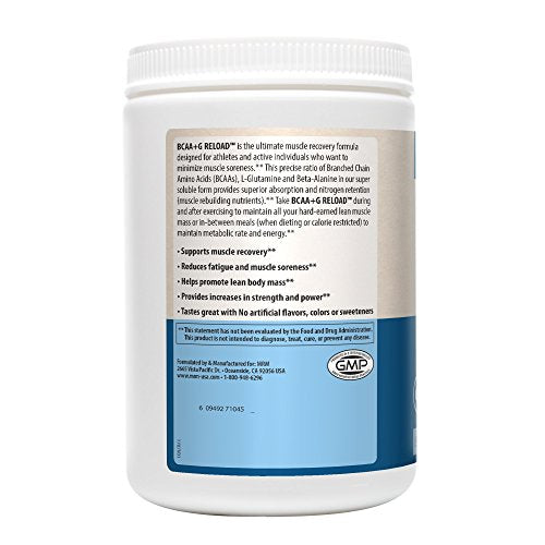 MRM BCAA G Recargar recuperación posterior al entrenamiento