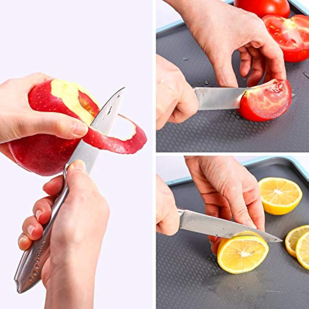 Juego de 5 cuchillos de cocina WELLSTAR, cuchilla afilada