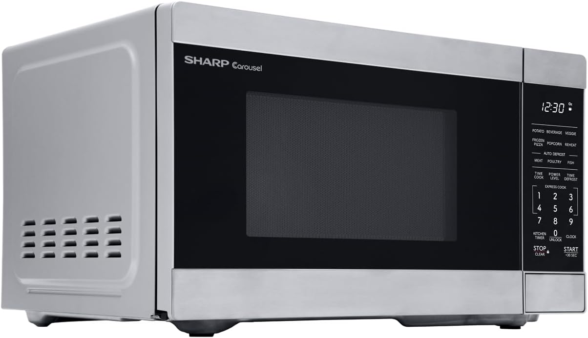 Microondas de encimera SHARP 0.7 CuFt SMC0761KS inoxidable
