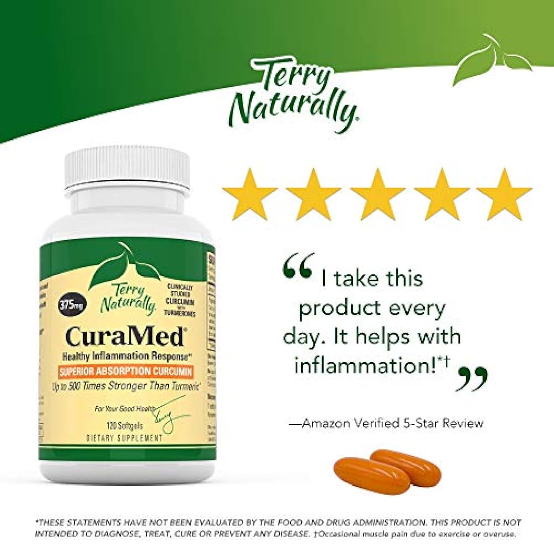 Terry Naturalmente CuraMed 375 mg - 120 geles suaves