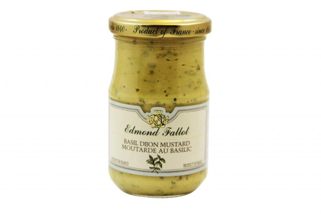 Mostaza de Dijon con Albahaca Edmond Fallot 198g (7 oz)