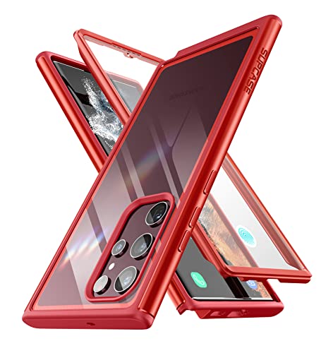 SUPCASE UB Edge Pro Series - Funda protectora para Samsung Galaxy S22 Ultra 5G (versión 2022), marco delgado transparente con protector de pantalla integrado (ruiddy)