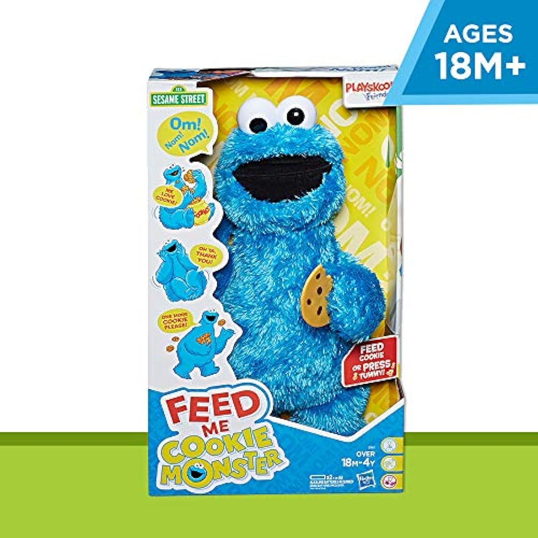 Peluche de monstruo de galletas de Sesame Street Feed Me