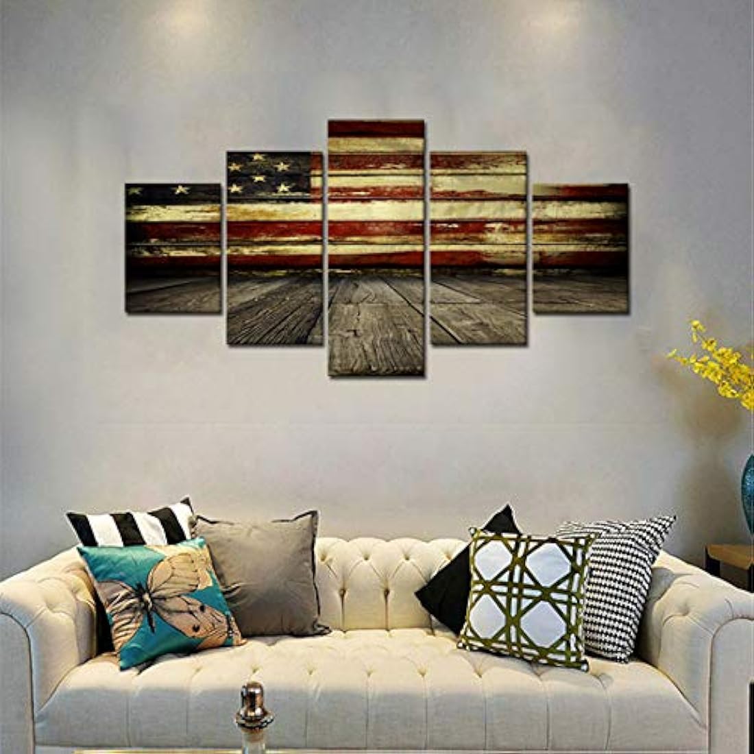 Lienzo con 5 paneles