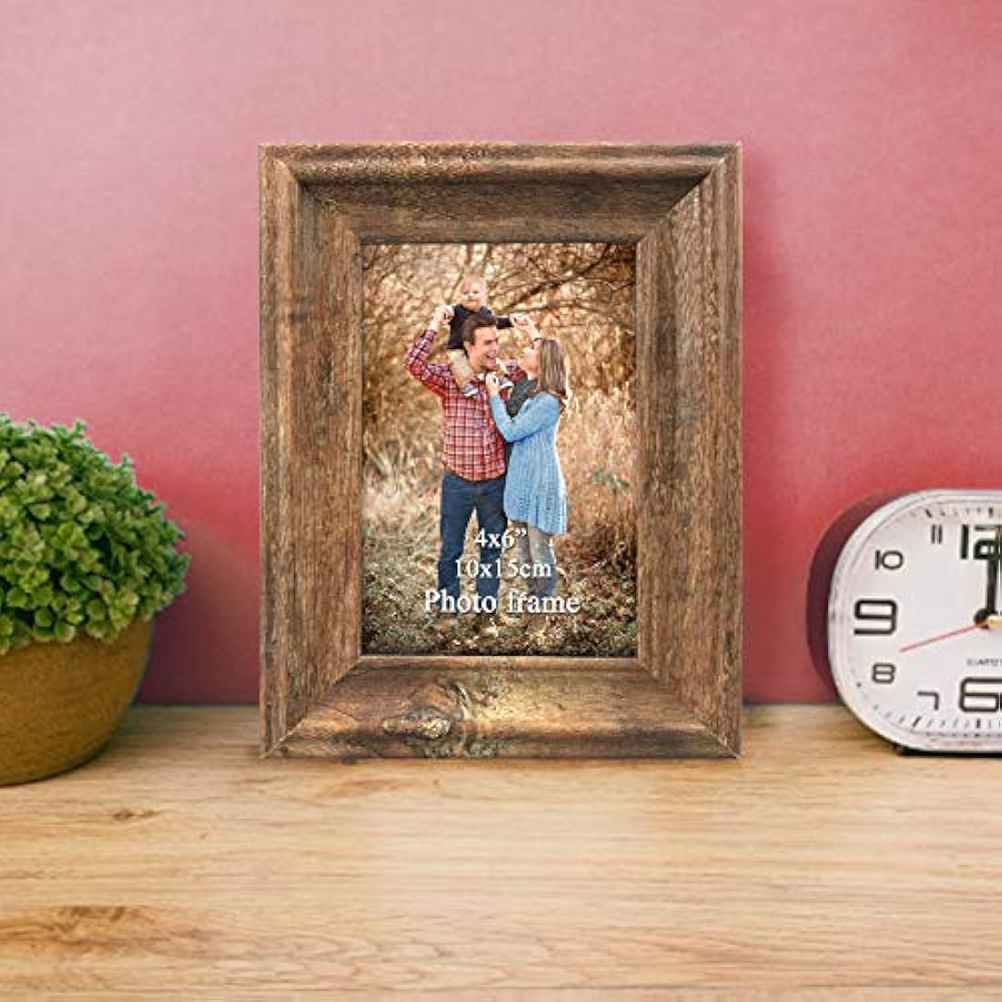 Dreamyard - Juego de 2 marcos de fotos de madera vintage