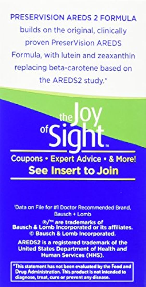 PreserVision AREDS 2 Para la Vista 90 cápsulas