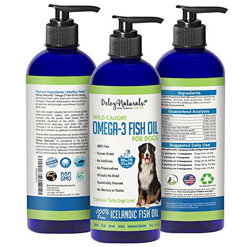 Aceite de pescado Omega 3 salvaje para perros