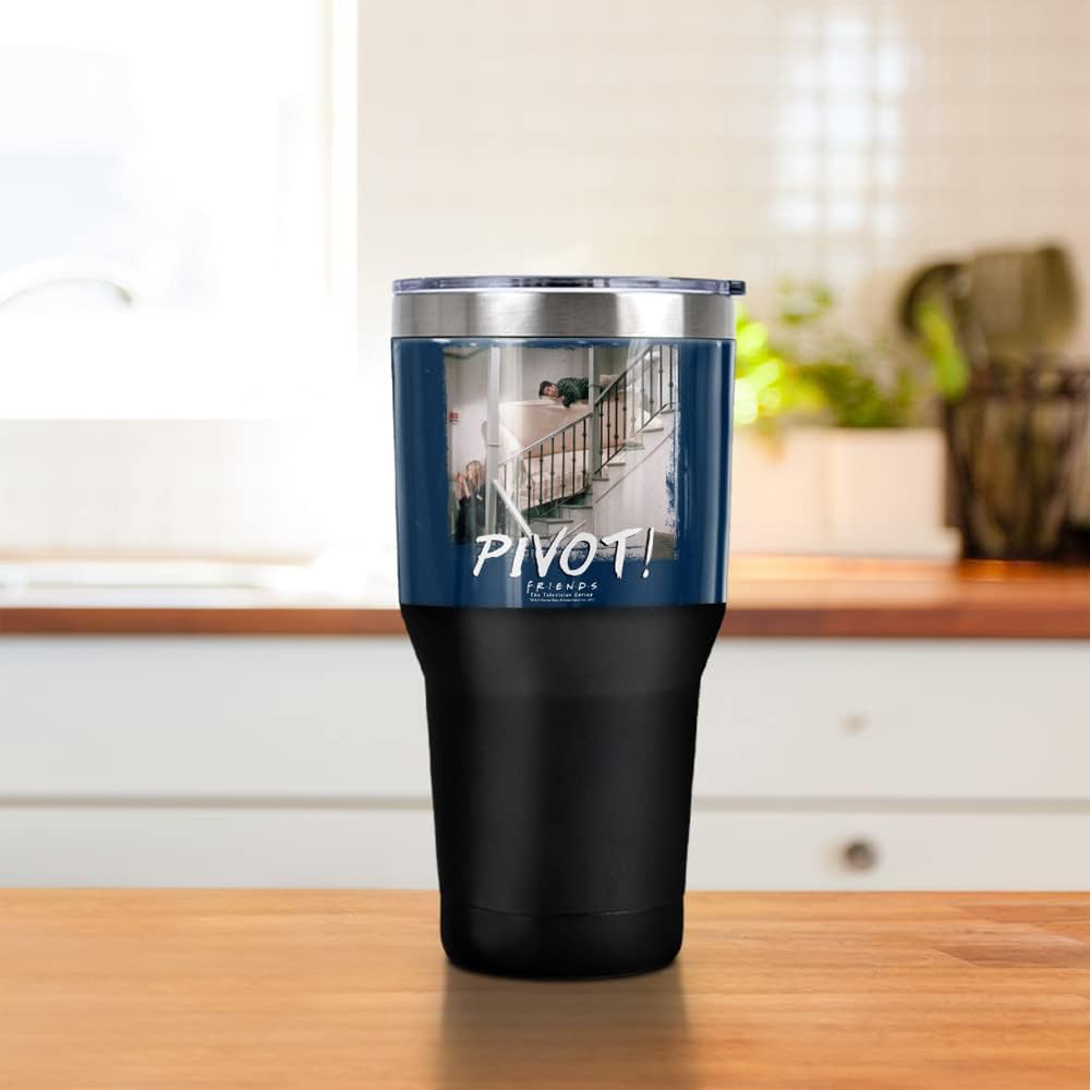 Taza de Viaje LOGOVISION 30 oz, Acero Inoxidable, Aislada