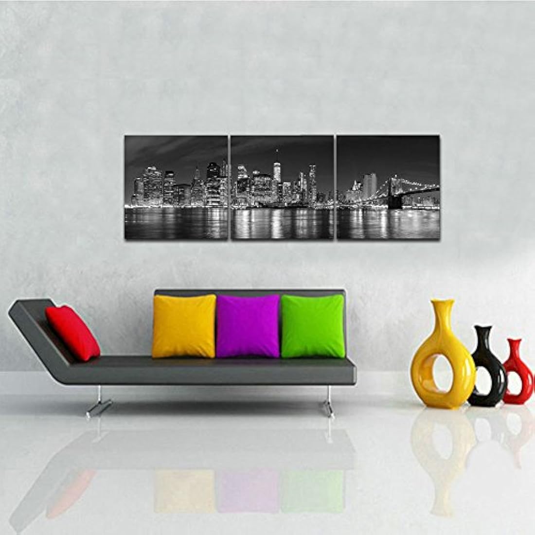 pyradecor - Caudro de Ciudad Moderna con visión nocturna