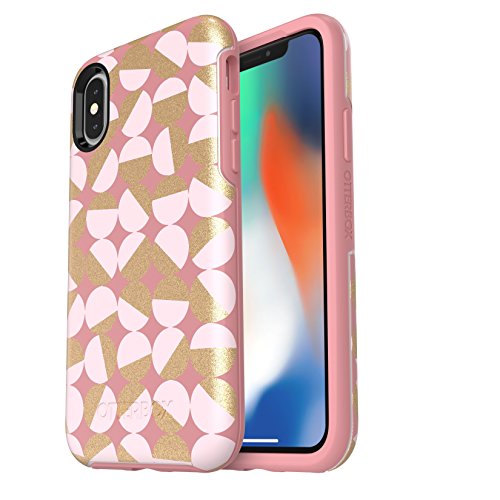 OTTERBOX SYMMETRY SERIES - Funda para iPhone Xs y iPhone X, embalaje al por menor, MOD About You (PALE BEIGE/BLUSH/MOD DOTS)