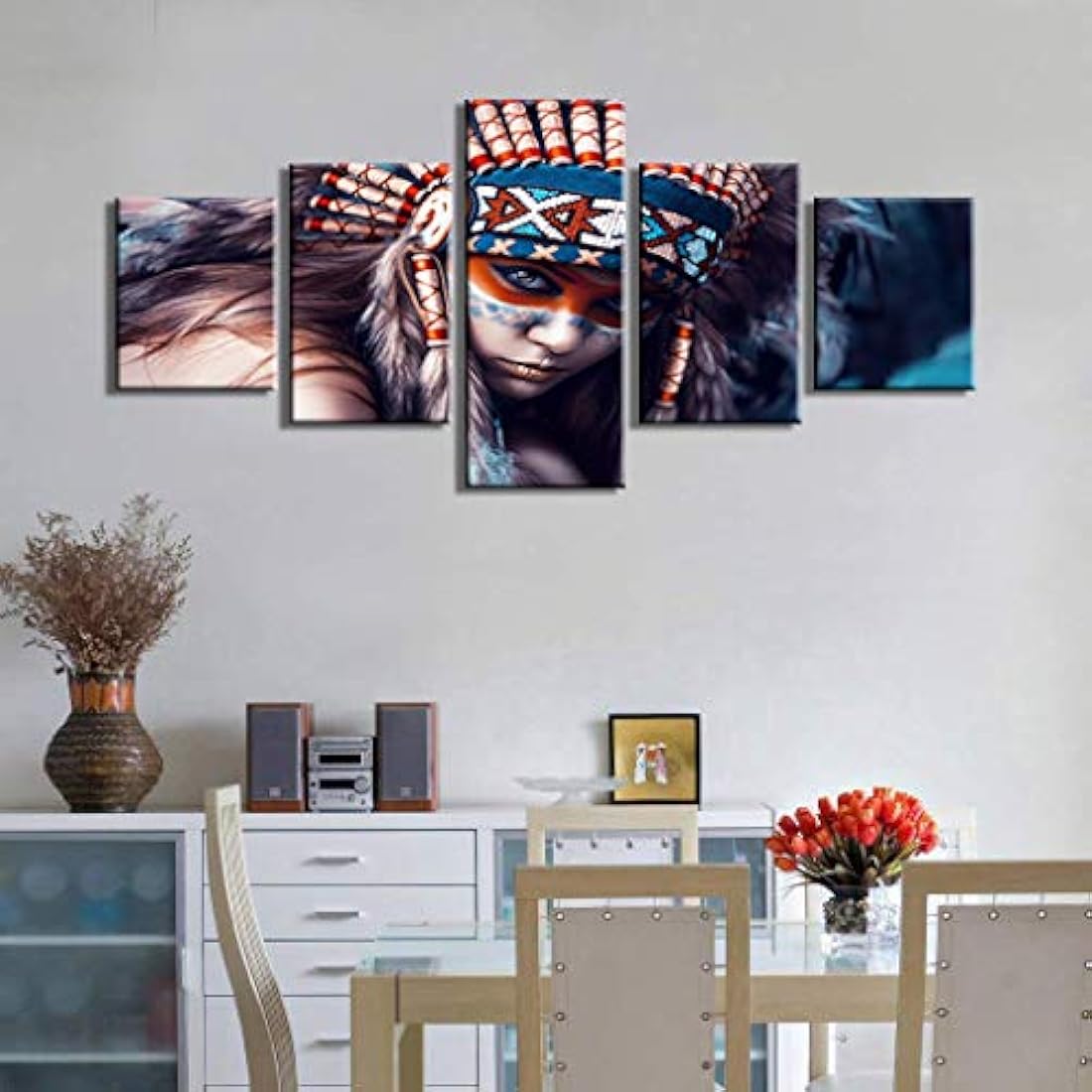 lienzo de pared indio para decoración del hogar