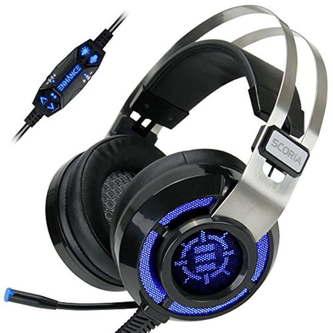 computadora Gaming Headset por EnhanceScoria USB PCsonido7.1