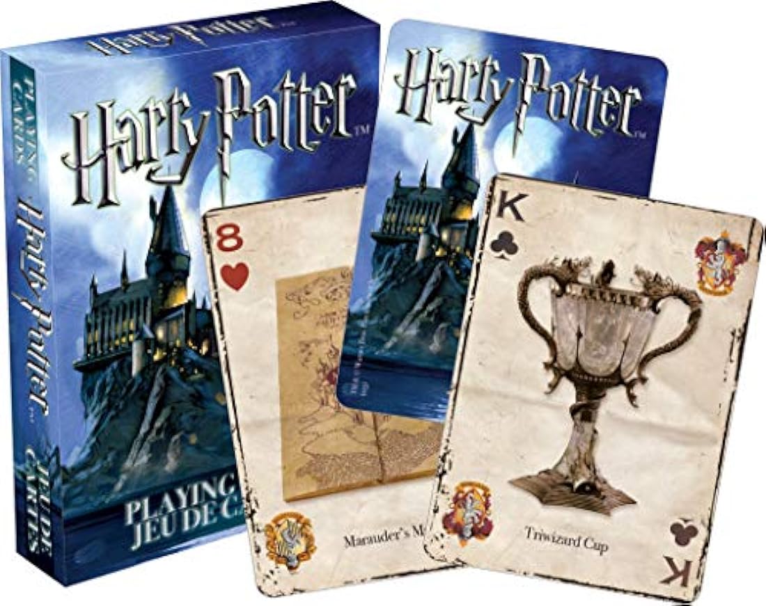 Baraja de cartas de Harry Potter, individual, multicolor