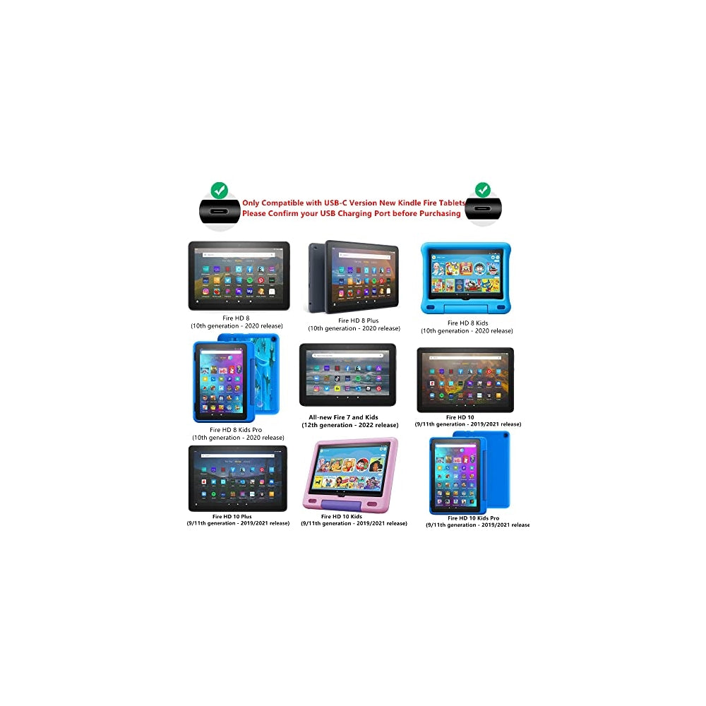 Cargadores rápido Fire HD 8 10 de 15 W