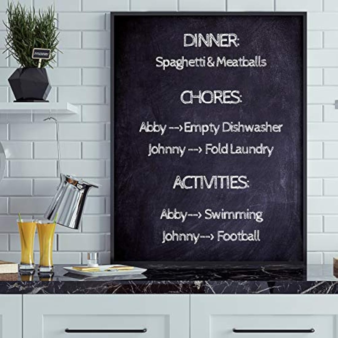 Papel de contacto de pizarra negra XL