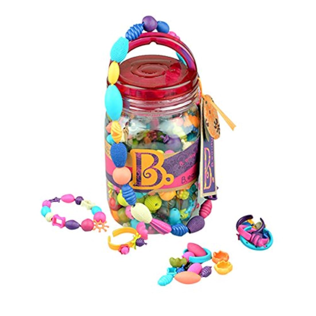 Kit de manualidades – Collares, anillos, pulseras – 4 años